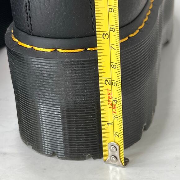 Dr Martens 1460 Pascal Max Platform Leather Combat Boots Black Women 11 NWOB - Picture 8 of 11